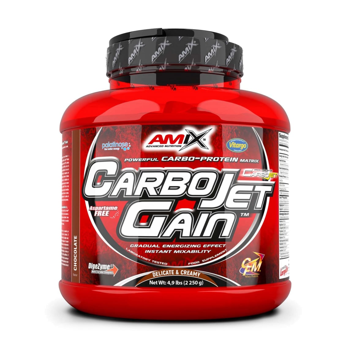 Гейнер Amix Nutrition CarboJet Gain Шоколад, 2.25 кг