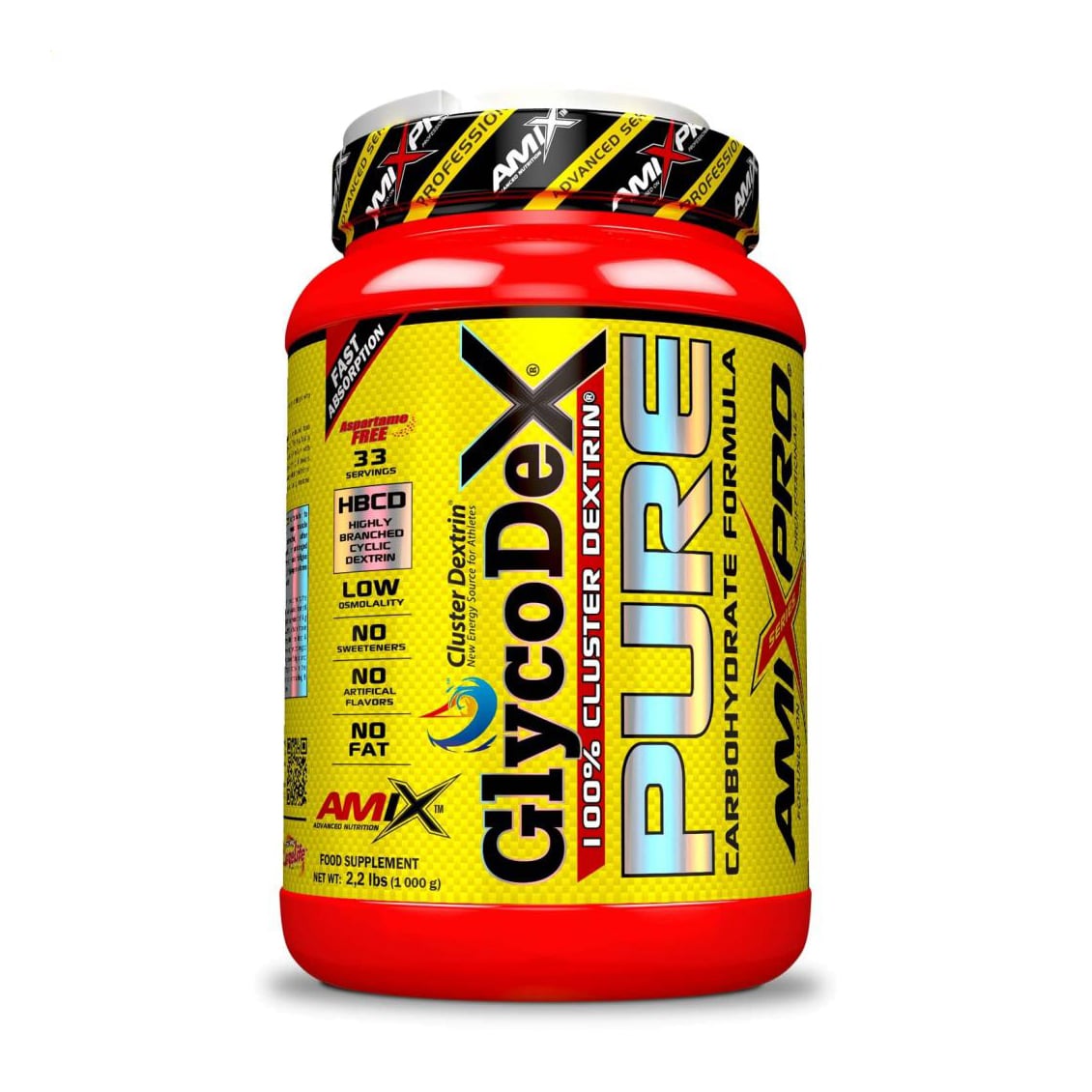 Гейнер Amix Nutrition GlycoDex Pure Натуральний смак, 1 кг