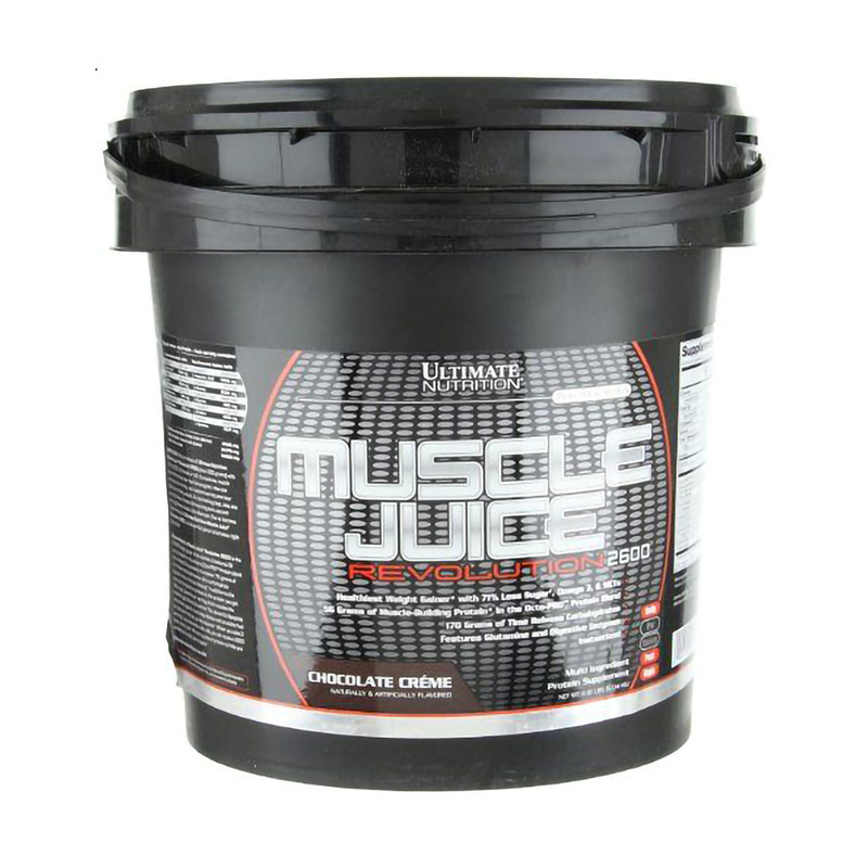 Гейнер Ultimate Nutrition Muscle Juice Revolution 2600 Шоколадний крем, в порошку, 5.04 кг